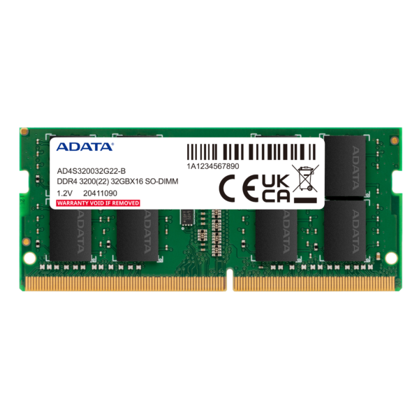adata 8gb ddr4 3200mhz laptop memory