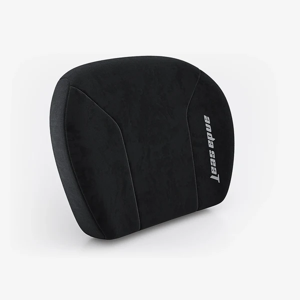 anda seat memory lumbar pillow l (black fabric)