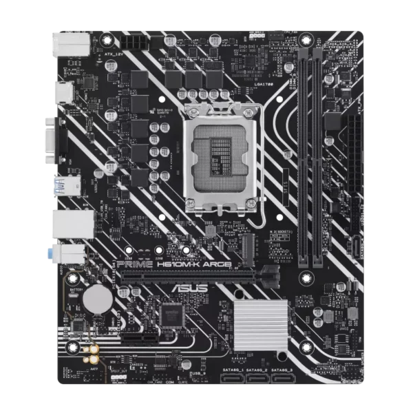 asus prime h610m k argb ddr5 motherboard