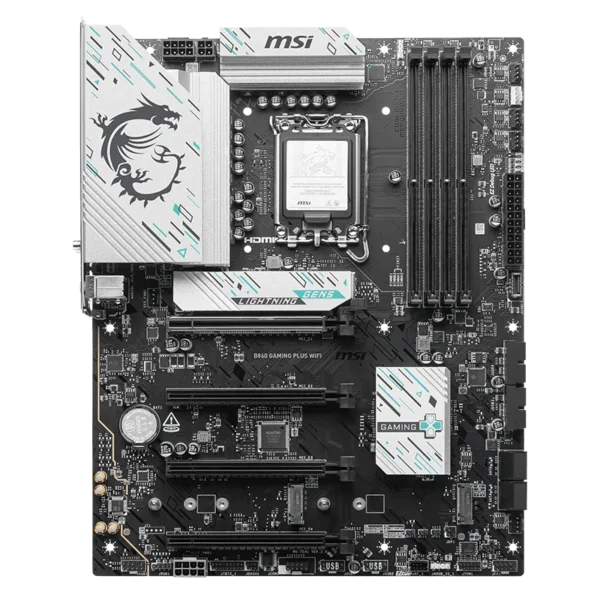 msi b860 gaming plus wifi motherboard