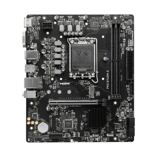 msi pro b760m e ddr5 motherboard