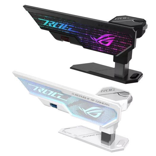 xh01 rog herculx graphics card holder black