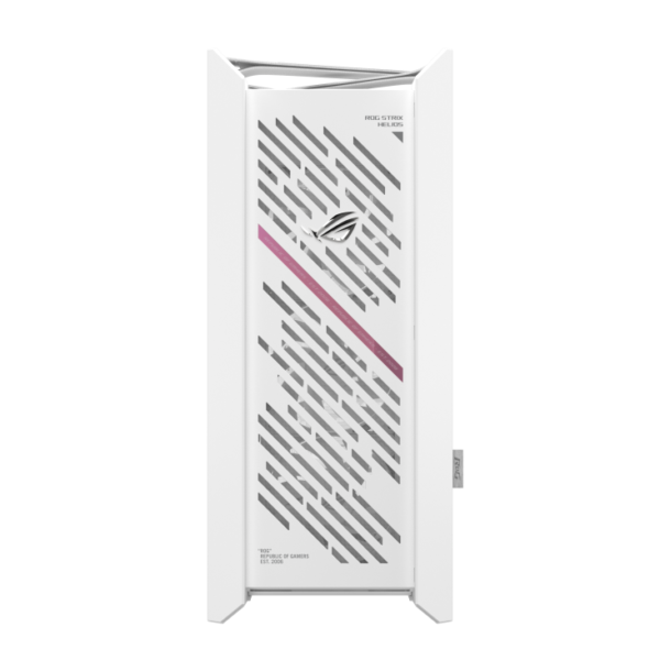 asus gx 601s rog strix helios ii case (white)