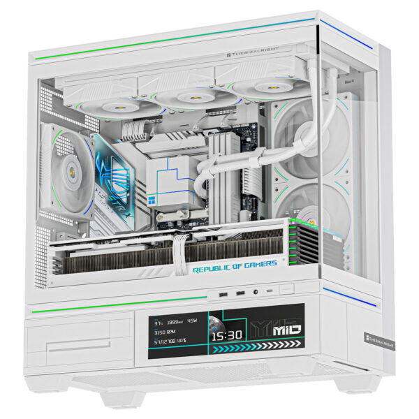 thermalright tl m10 vision lcd white with 4 fan