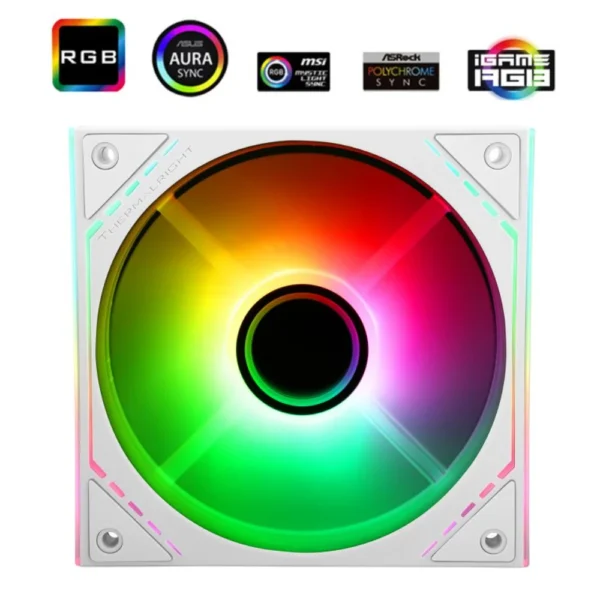 thermalright tl m12w s argb case fan white