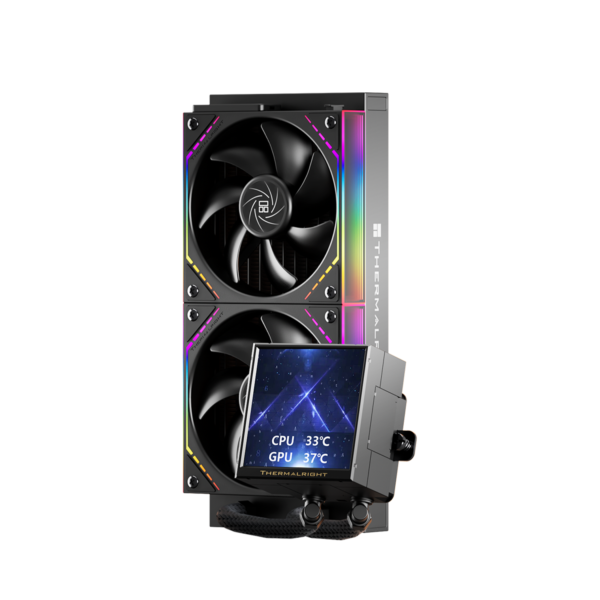 thermalright tr 240 peerless vision lcd argb black